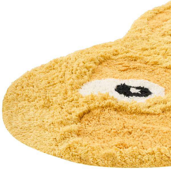 Tapis enfant DUCKIE Jaune - Fibres naturelles - 95 x 120 cm