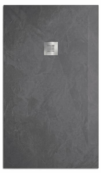 Duschwanne  Spachteloptik SILEX 80 x 120 cm