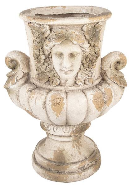 Bloempot Rosaliasi beige - keramiek - 38 x 50 x 36 cm