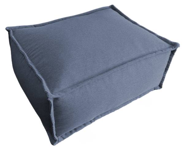 1-Sitzer Modul Chaiselongue LEINENOPTIK Grau - Textil - 60 x 38 x 60 cm