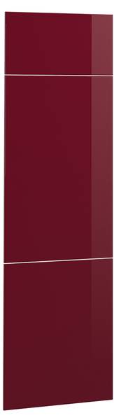 Façade de cuisine R-Line 41244 Rouge - Bois manufacturé - 60 x 196 x 2 cm