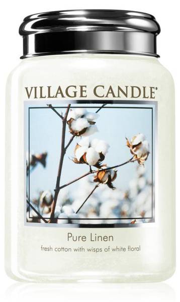 Duftkerze Pure Linen Village 18 x 18 x 10 cm