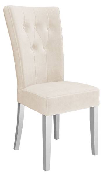 Polsterstuhl S67 1 Creme - Weiß