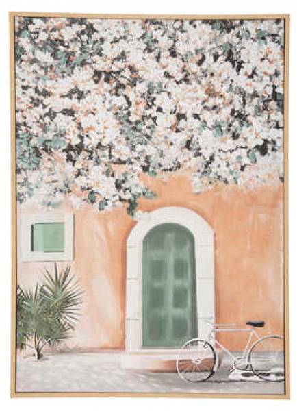 Tuch YELI Orange - Holzwerkstoff - 50 x 2 x 70 cm