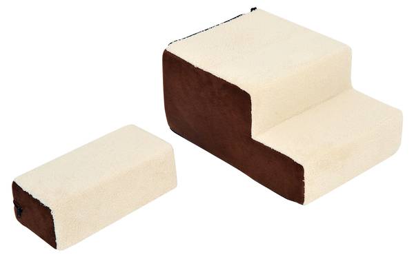 Hondentrap D06-004 beige - textiel - 40 x 39 x 54 cm