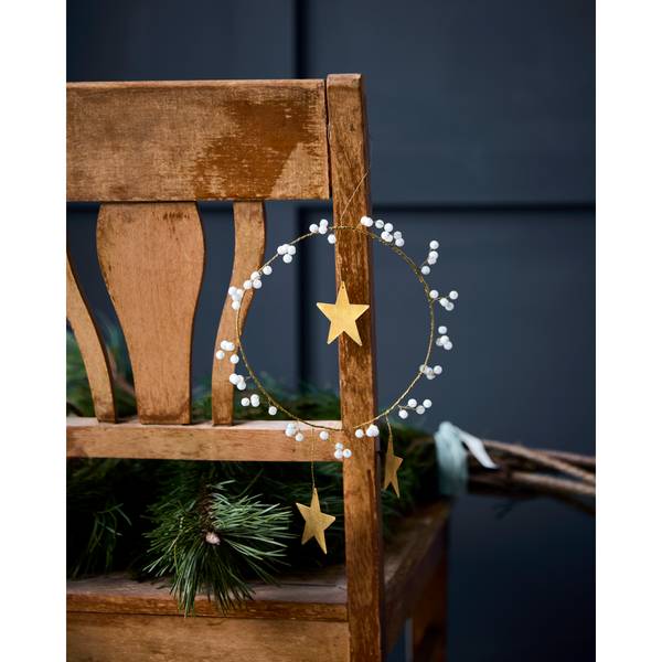 Ornament Ring STAR Messing