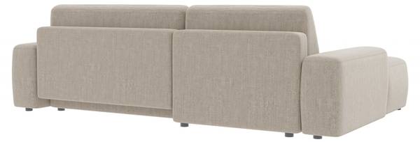 Ecksofa Hartmut mit Schlaffunktion Beige - Ecke davorstehend links
