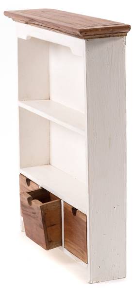 Wandschrank  Jasmina Braun - Massivholz - 50 x 60 x 12 cm