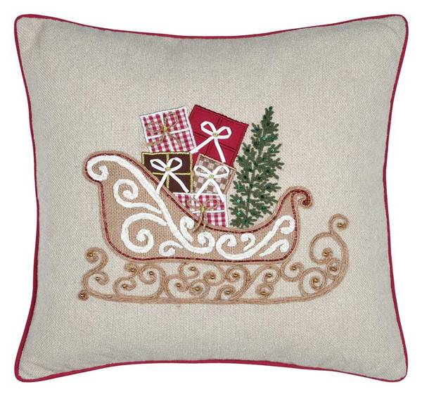 Weihnachtskissen 99997 Beige