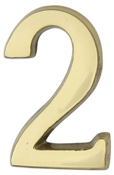 Hausnummer ZNAL Gold - Metall - 40 x 40 x 1 cm