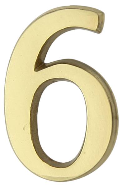 Hausnummer ZNAL Gold - Metall - 40 x 40 x 1 cm
