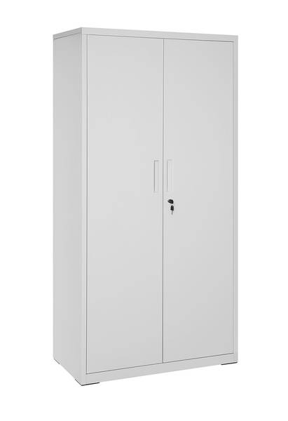 Aktenschrank Abuja Grau - Metall - 40 x 180 x 80 cm