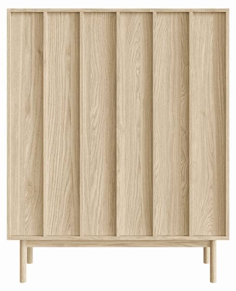 Commode NEKSTO Marron - Mélamine - 150 x 87 x 40 cm