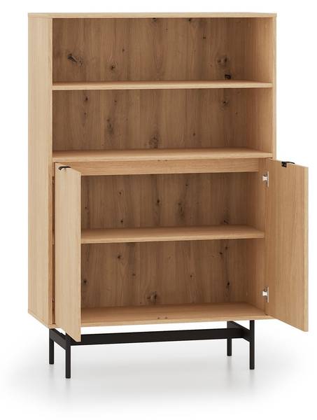Standregal HEGGERS Braun - Melamin - 92 x 140 x 40 cm