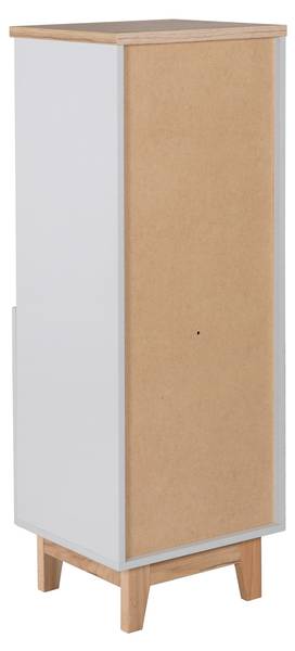 Kast Caro grijs - eikenhout - 45 x 128 x 42 cm