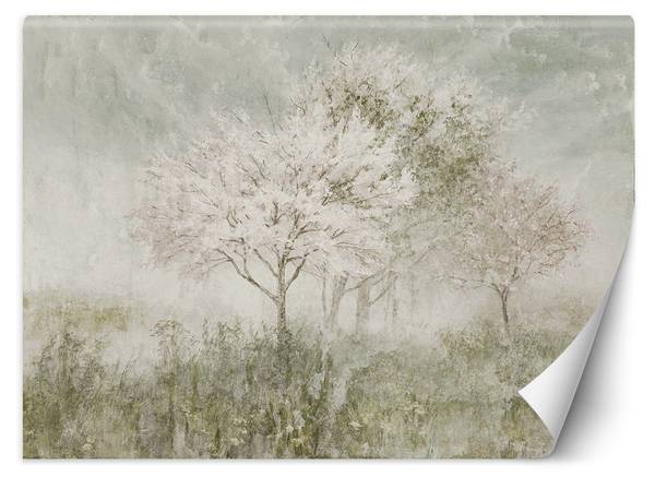 Fototapete Ein blühender Baum 100 x 70 cm