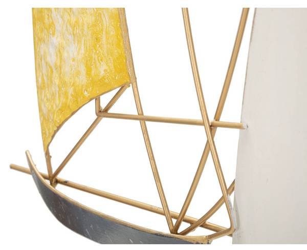3D-Metall-Dekoration Boote 3 Metall - 79 x 98 x 4 cm