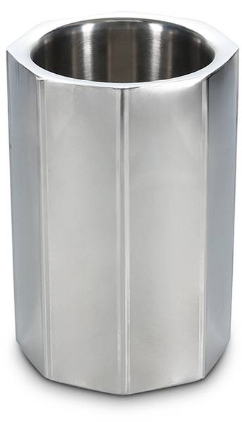Weinkühler Nox Silber - Metall - 1 x 20 x 13 cm