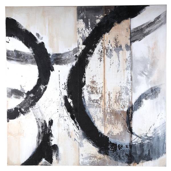 Wandpaneel JOR Schwarz - Kunststoff - 4 x 120 x 120 cm