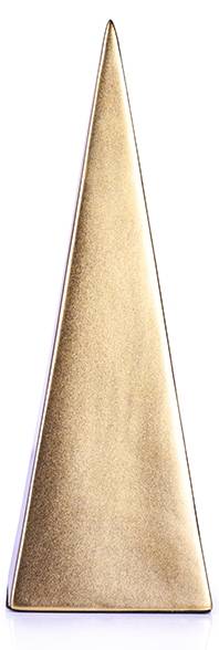 Dekofigur Mayorga Gold - Porzellan - 12 x 12 x 30 cm