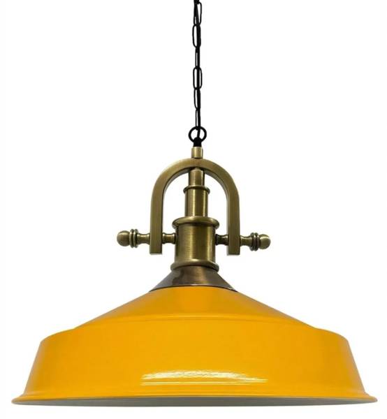 Pendelleuchte Kette Marine Gelb
