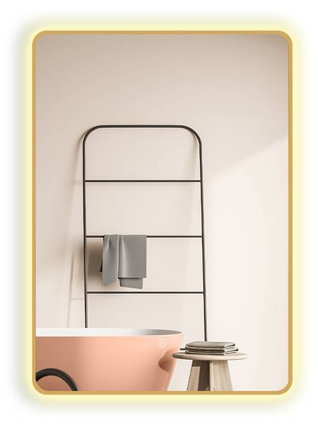 LED Badspiegel mit Beleuchtung Mexico 70 x 100 cm