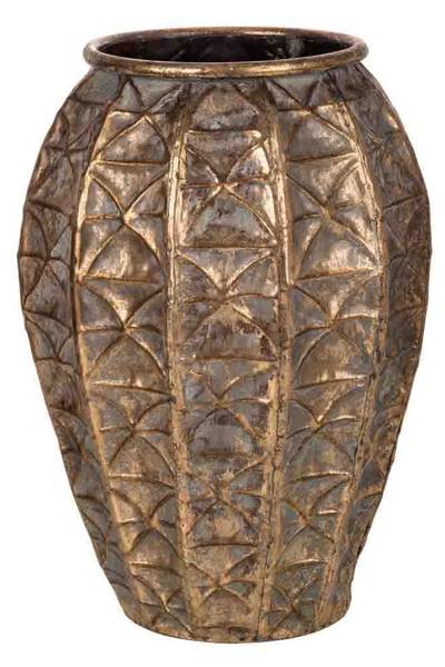 Vase 4523241657 Doré - Métal - 27 x 37 x 27 cm