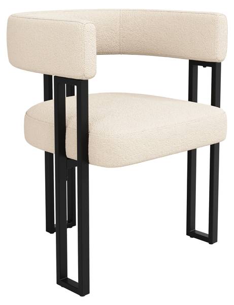 Esszimmerstuhl Astraios 2er-Set Beige - Metall - Textil - 52 x 72 x 54 cm
