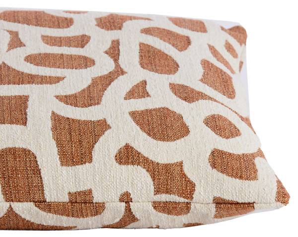 Dekokissen ALPENA Orange - Textil - 45 x 10 x 45 cm