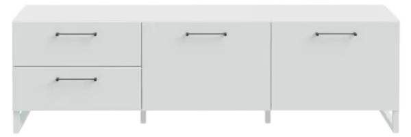 Banc TV Silba Gris lumineux
