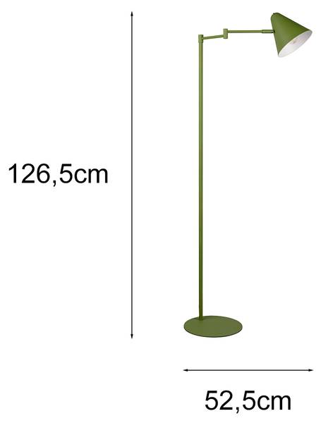Stehlampe Colorie Grün