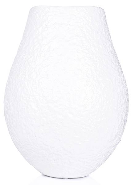 Vase Vagur Weiß - Keramik - 29 x 33 x 29 cm