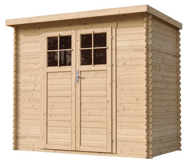 Gartenhaus M310F Beige - Fichte - 235 x 200 x 130 cm