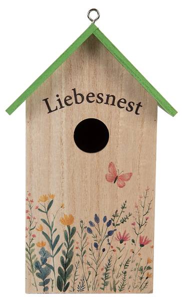 Vogelhaus Luna Garden Braun - Holzwerkstoff - 10 x 23 x 14 cm