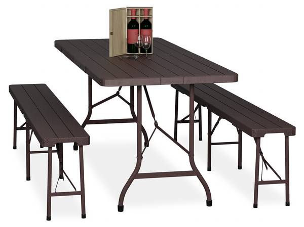 3-tlg. Bierzeltgarnitur klappbar kaufen