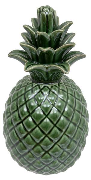 Ananas déco EXOTIC PANAMA Vert - Céramique - 10 x 20 x 10 cm