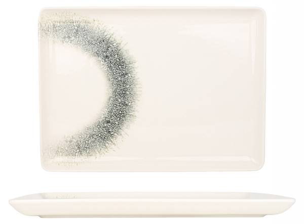 Servierschale Black Ice 2er set Porzellan - 18 x 1 x 18 cm