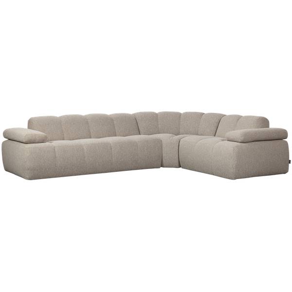 Ecksofa Mojo Beige - Microfaser - Polyester - 310 x 74 x 230 cm