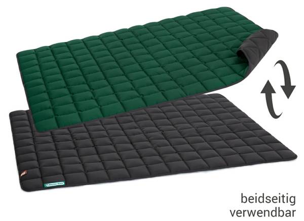 Wendedecke CHELSEA Grau - Grün - 110 x 140 cm