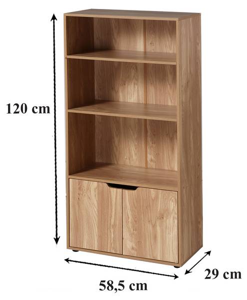 Regal 13998 Braun - Holzwerkstoff - 29 x 120 x 59 cm