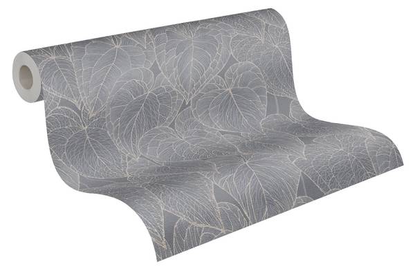 Vliestapete 781283-GU Grau - Fleece - 53 x 1005 x 1 cm