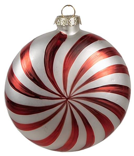 Weihnachtskugel Xmas 45155 Rot - Glas - 3 x 8 x 8 cm