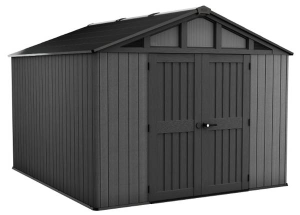 Gartenhaus Stronghold 2.0 Grau - Kunststoff - 238 x 251 x 305 cm