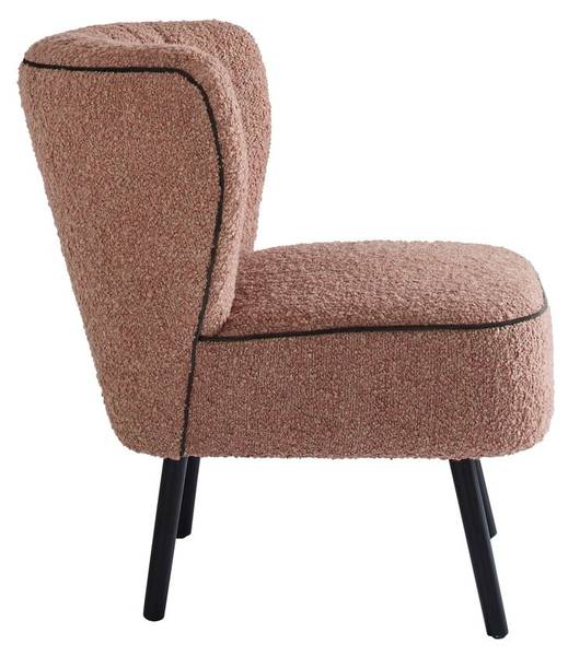 Sessel GINA Pink - Webstoff - 61 x 72 x 74 cm