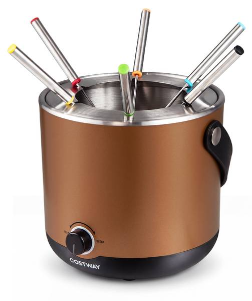 Fondues QE32864PQ Braun - Metall - 19 x 17 x 19 cm