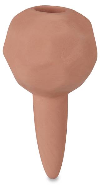 12x Ton Bewässerungskugeln Braun - Keramik - 6 x 11 x 6 cm