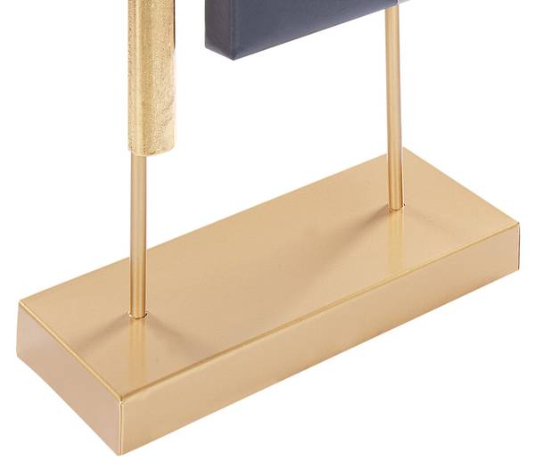 Accessoire Décoratif SULFUR Noir - Doré - Blanc - Métal - 30 x 45 x 8 cm