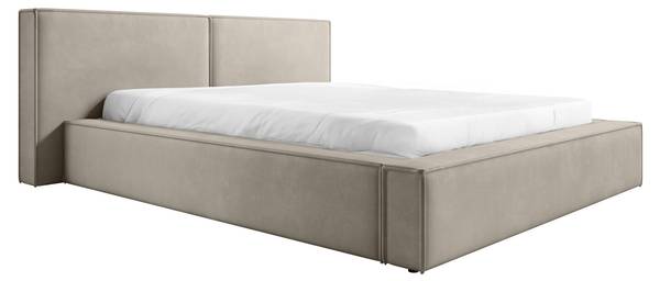 Polsterbett Lopra Beige - Breite: 263 cm