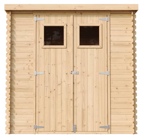 Gartenhaus M311 Beige - Fichte - 200 x 200 x 130 cm