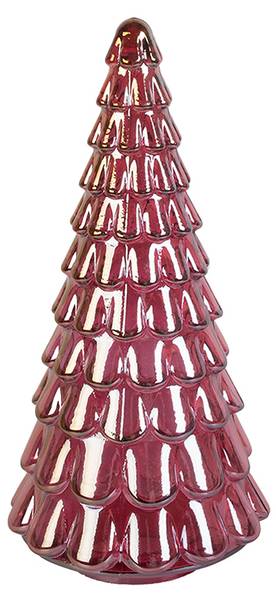Weihnachtsbaum Xmas&Enzo Pink - Glas - 16 x 33 x 16 cm
